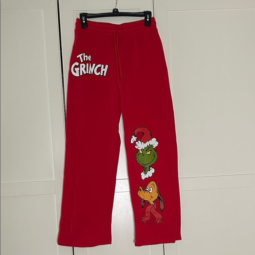The Grinch Red Joggers
